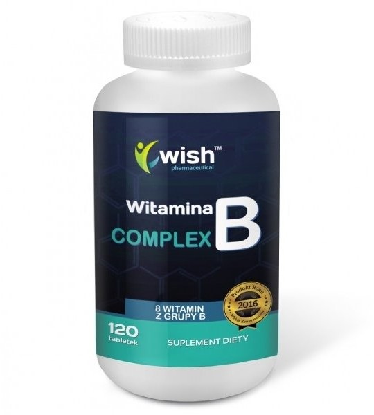 Wish Witamina B Complex, 120 tabletek