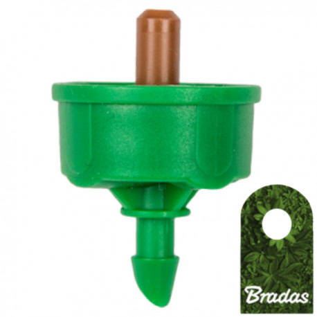 BRADAS Kroplownik z kompensacją ciśnienia 8l/h wyjście 5mm NO-DRAIN 0124 DSE-PCND08