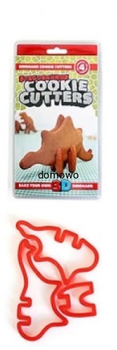 PLASTIKOWE FOREMKI WYKRAWACZE dinozaury 3D ciastka