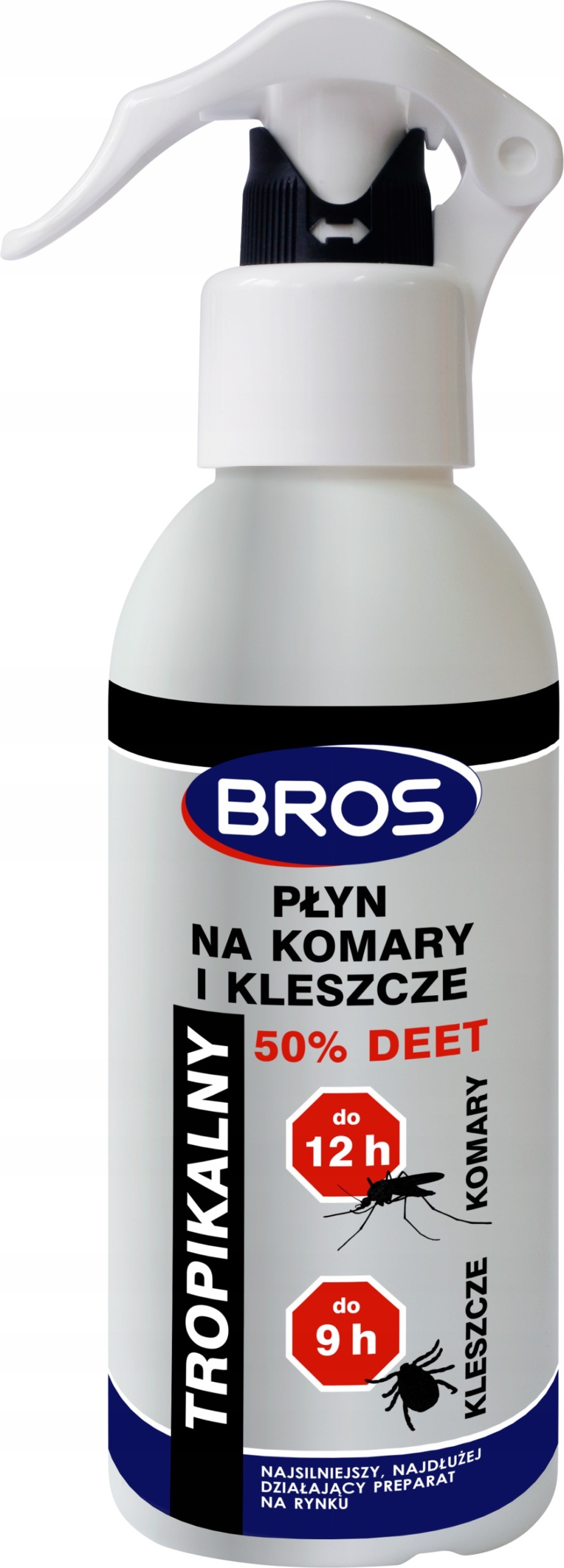Bros Płyn Na Komary I Kleszcze 50% Deet 130 ml