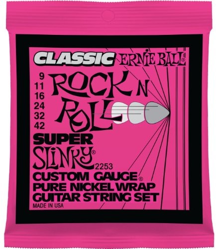 Ernie Ball Classic Pure Nickel Rock N Roll electric Guitar Strings 2253