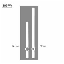 Atrix Wskazówki zegarowe białe /1068
