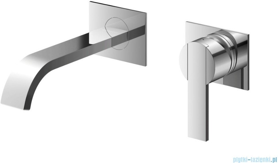 Kohlman Gixs bateria umywalkowa podtynkowa chrom QW180G |