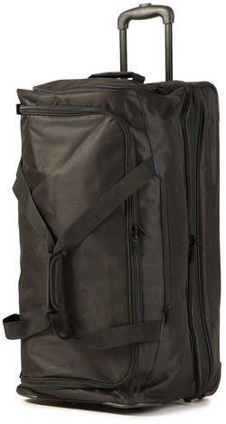 Travelite Duża Materiałowa Walizka 96276-01 Czarny