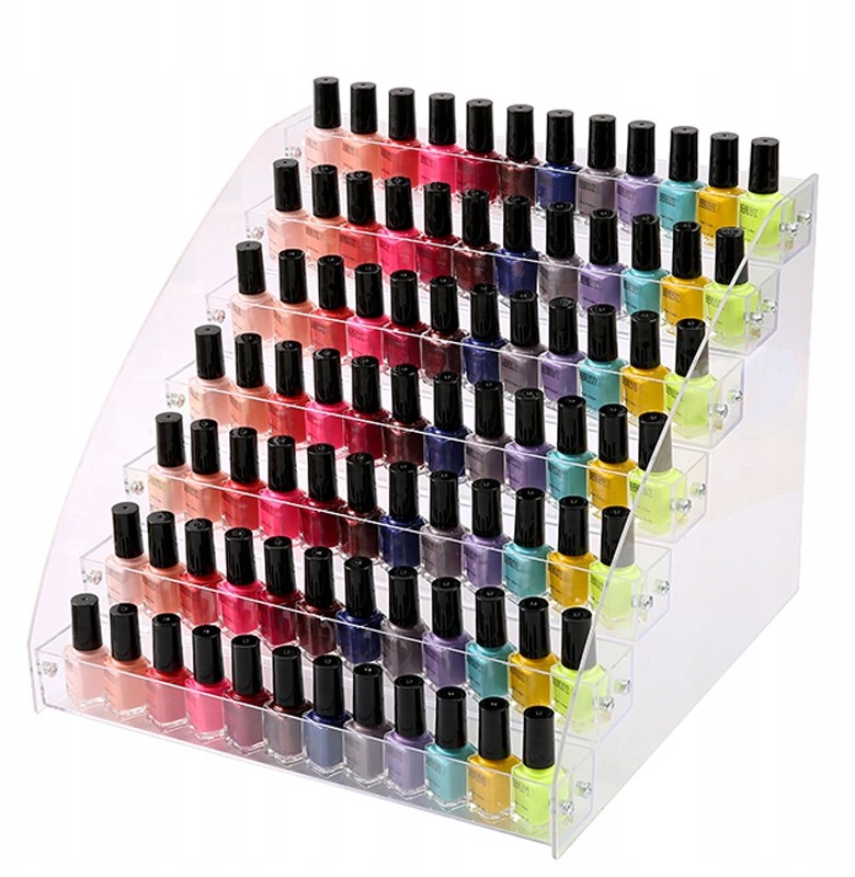 Stojak Ekspozytor Organizer Na Lakiery 7 Półek