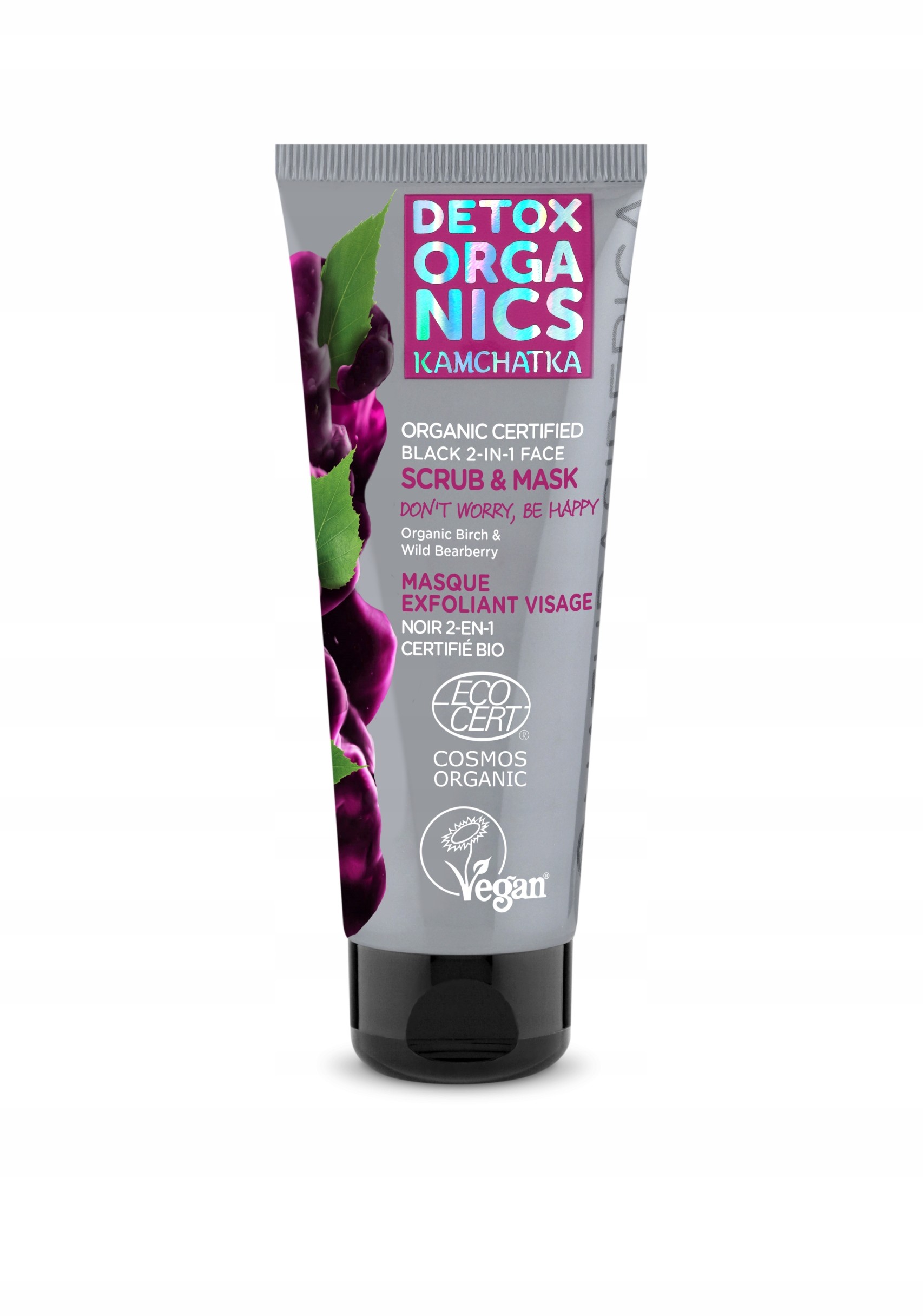 Organiczna maska złuszczająca 2w1 75ml Vegan
