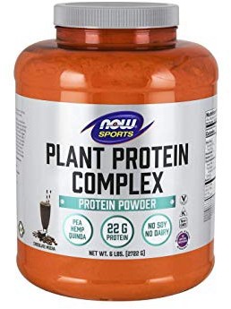 NOW Białko rośline Plant Protein Complex 907g Smaki Czekolada