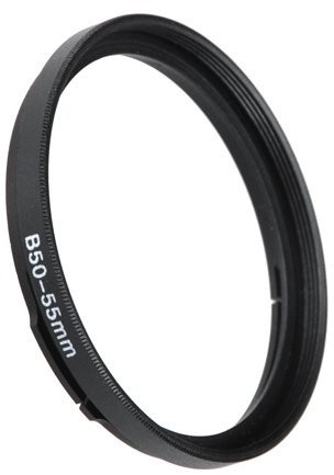 Fotodiox adapter filtra Step UP ring for Hasselblad Bayonet 50 B50  55 MM, Anodized Black Metal Filter Adapter Ring 08srhb5055