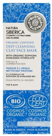 Natura Siberica Maska do twarzy oczyszczająca z hydrolatem 75 ml 135157