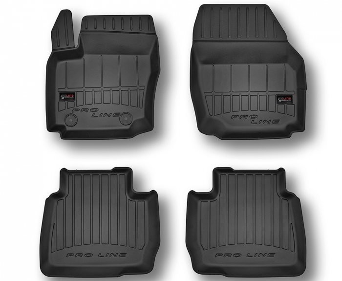 Frogum Dywaniki gumowe 3D do Ford Mondeo IV 2007-2014 rozstaw stoperów 25,5cm 3D407473