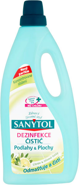 SANYTOL SANYTOL Uniwersalny dezynfekując płyn do mycia podłóg 1 L cytrynowy