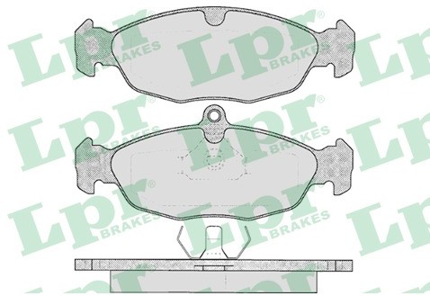 LPR Klocki hamulcowe - komplet 05P599