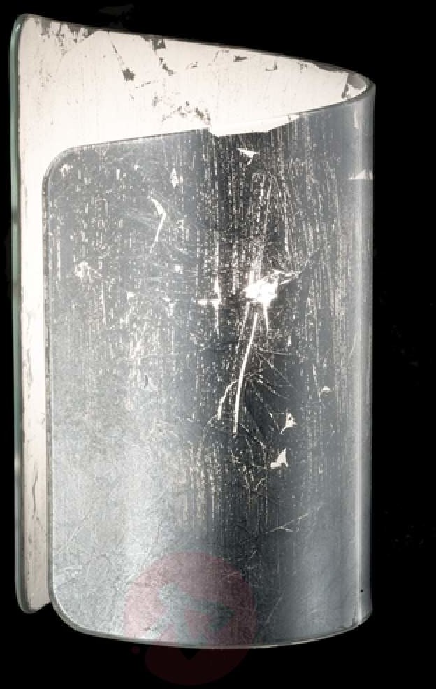 Selene Einmalige lampa ścienna Papiro srebrna