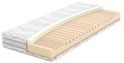 AmazonBasics Extra Comfort 7-komorowy materac piankowy, zapamiętujący kształt G0AMBC0090