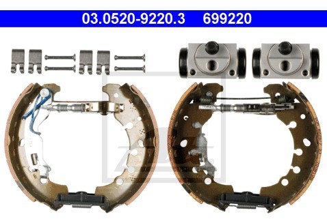 ATE Szczęki hamulcowe (komplet) ATE 03.0520-9220.3