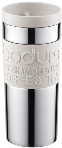 Bodum 11093  01 Travel Mug kubek, 0.35 L, na podróż ze stali nierdzewnej 8.5 x 8.5 x 18 cm 11093-913