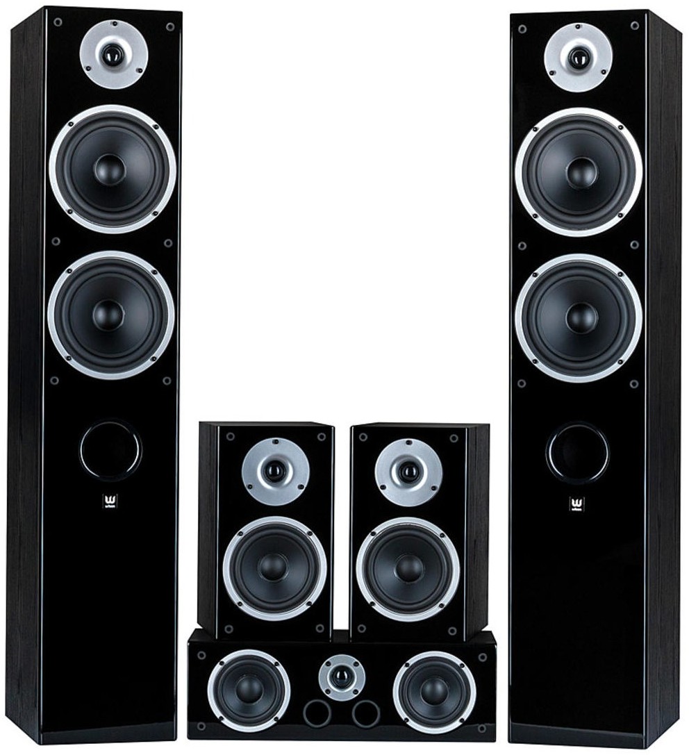 Wilson Kino domowe zestaw 5.0 RAPTOR 7/1/VOCAL Kolor Czarny