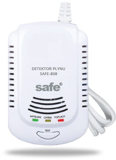 Safe Home Detektor gazów palnych i wybuchowych SAFE 808 gaz ziemny)