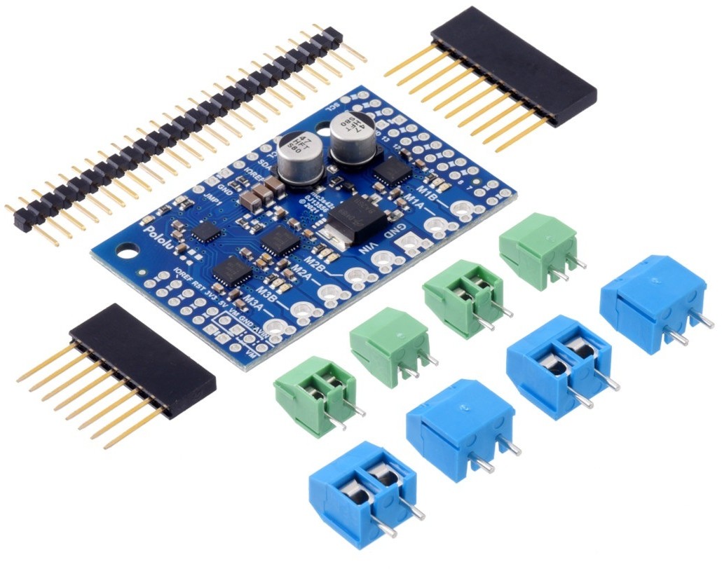 Arduino Pololu Motoron M3S256 - trzykanałowy sterownik silników - 48V/2A - shield do zestaw do samodzielnego montażu - Pololu 5031 PLL-21357