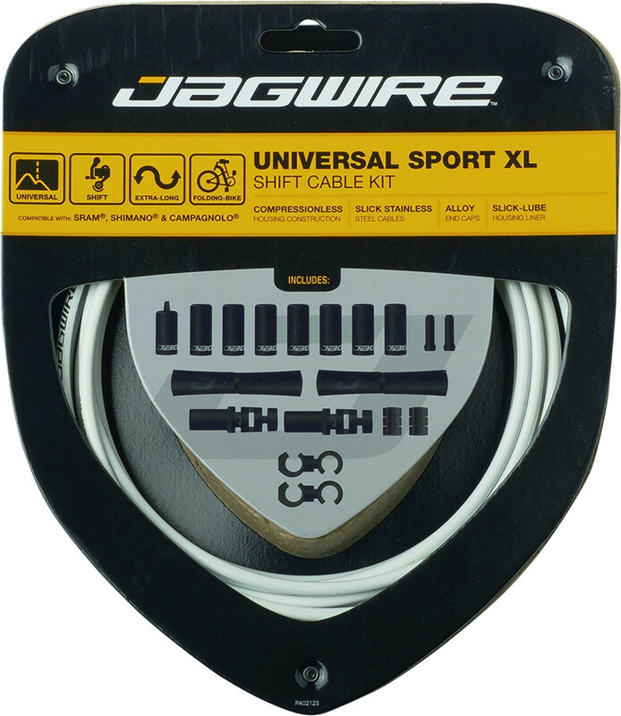 Jagwire Jagwire Sport XL Linka przerzutki - zestaw 4000mm, white  2021 Linki przerzutki i pancerze 18020289