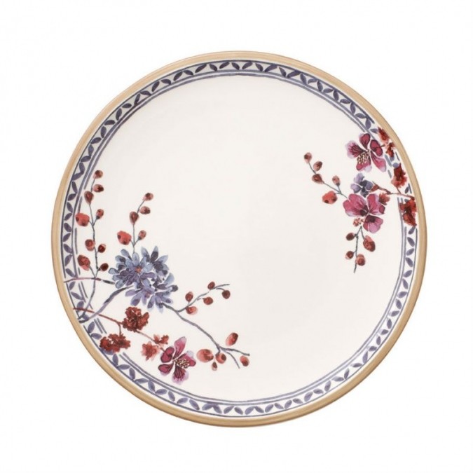 Villeroy & Boch Artesano Provencal Lavender Talerz płaski z kwiatami średnica: 27 cm (10-4152-2620)