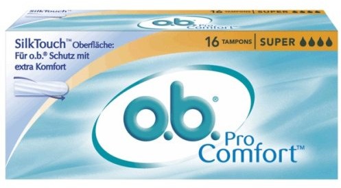 O.B. procomfort tampony Super, częściowy opakowanie