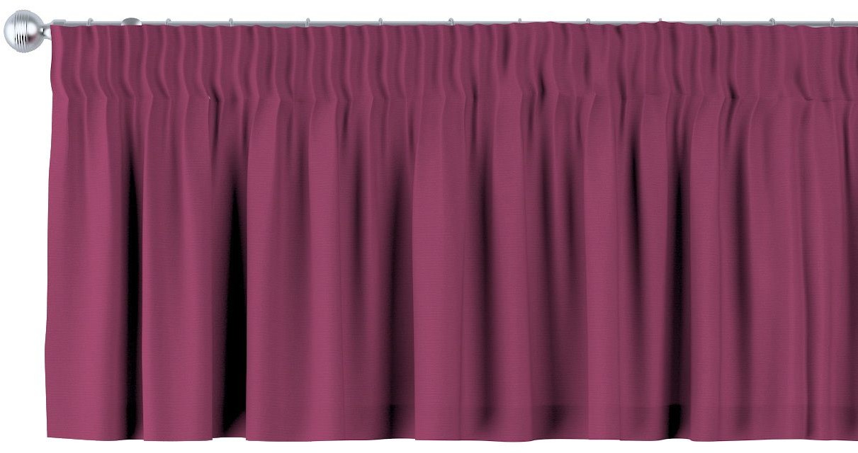 Dekoria Lambrekin na taśmie marszczącej Plum śliwkowy) 390 × 40 cm Cotton Panama 397-702-32