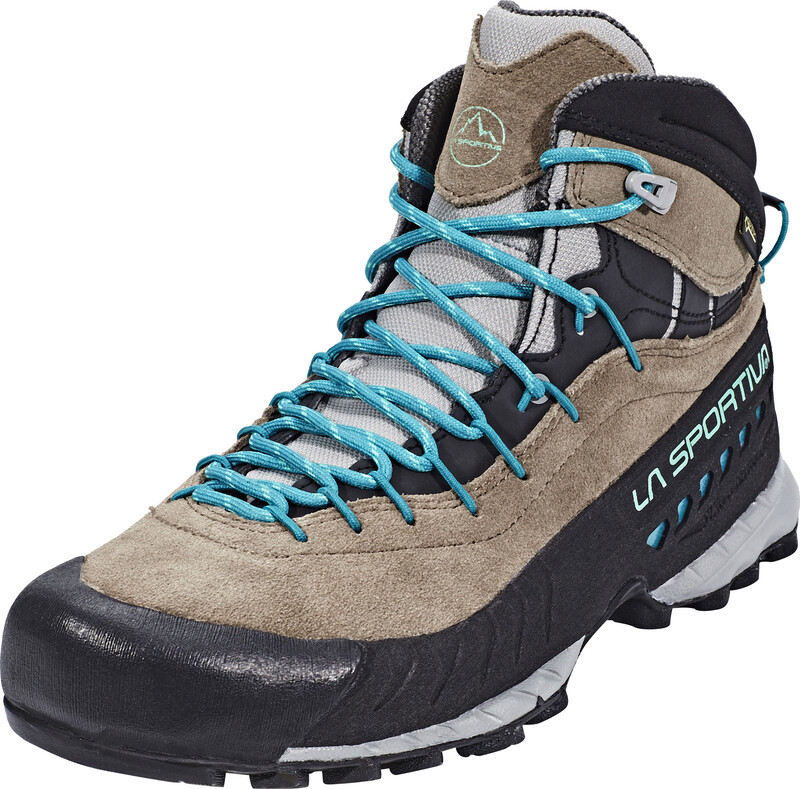 La Sportiva TX4 GTX Mid Buty Kobiety, taupe/emerald EU 37,5 2021 Buty podejściowe 27F801608-37