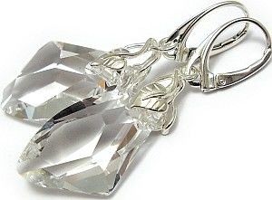 Arande PROMOCJA! SWAROVSKI kolczyki wisiorek SREBRO 27mm 1554838320