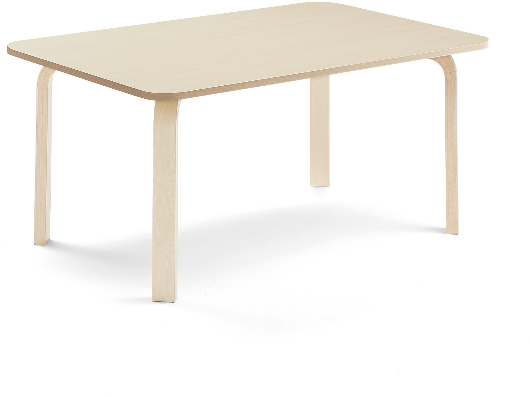 AJ Produkty Stół ELTON, 1200x600x530 mm, brzoza laminat, brzoza