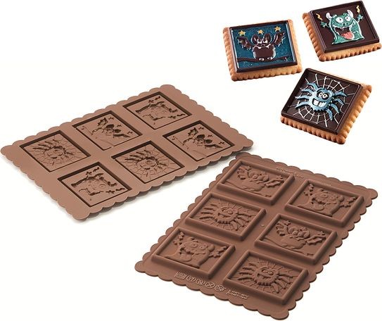 Silikomart Forma do ciastek Ckc12 Cookie Monster Slim silikonowa 22.172.77.0165
