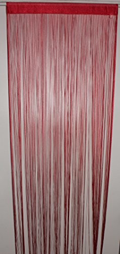 Homemaison Zasłona spaghetti, czerwony, 90 x 240 cm HM69807481