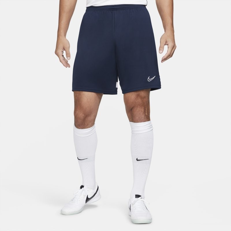 Nike Męskie dzianinowe spodenki piłkarskie Dri-FIT Academy - Niebieski CW6107-451