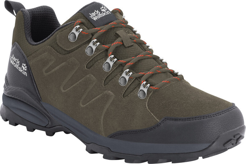 Jack Wolfskin Refugio Texapore Low Shoes Men, brązowy UK 12 | EU 47 2021 Buty turystyczne 4049851-4287120