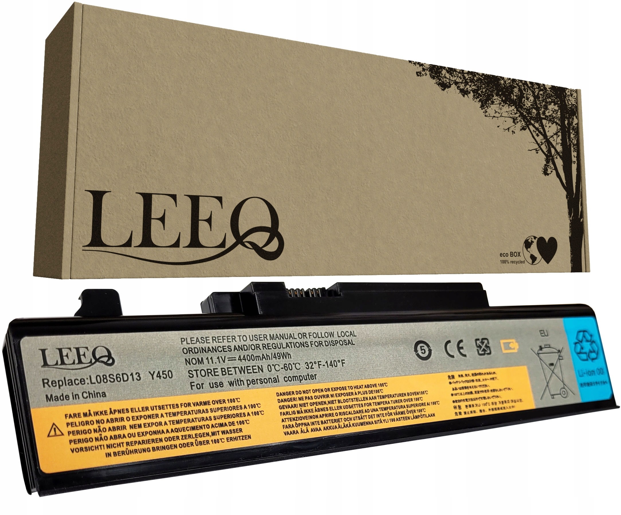 Lenovo Bateria do IdeaPad Y450 Y550 Y550A Y550P