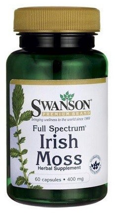 SWANSON Full Spectrum Irish Moss (Chondrus crispus) (Chrząstnia kędzierzawa) 400mg 60 kaps. SW884