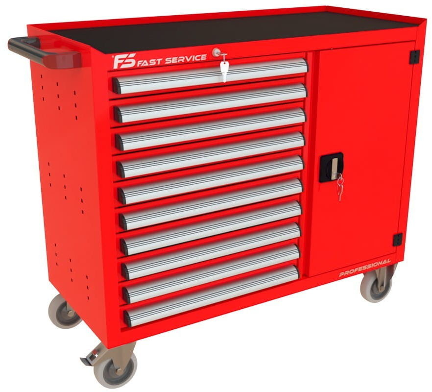 Fastservice Wózek warsztatowy TRUCK z 10 szufladami i drzwiami PT-210-40 PT-210-40