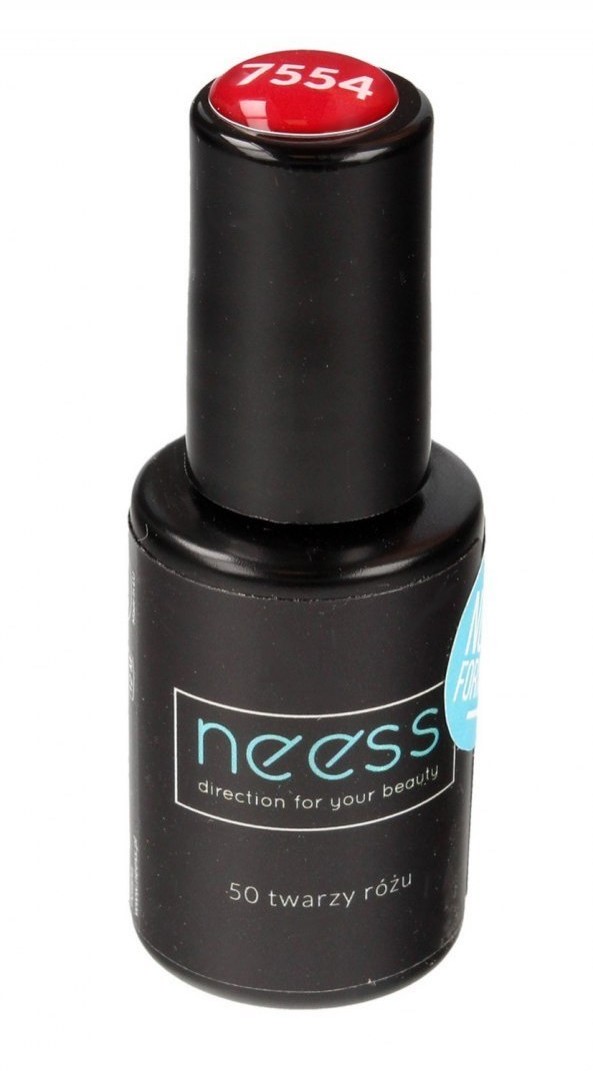 Neess Lakier hybrydowy 7554 50 Twarzy Różu 4ml