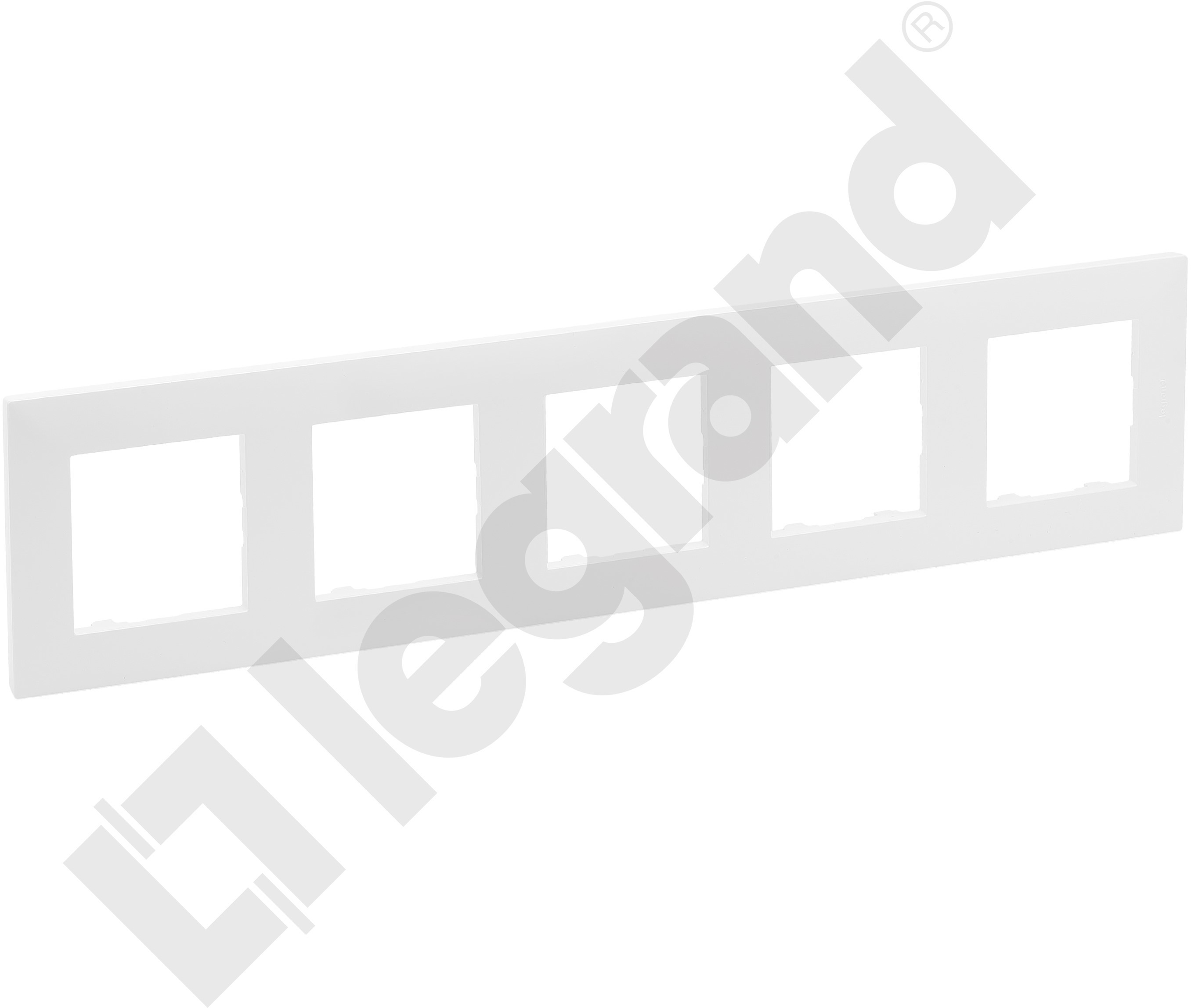 Legrand Ramka pięciokrotna Niloe Step 863195 86 x 370 mm biała