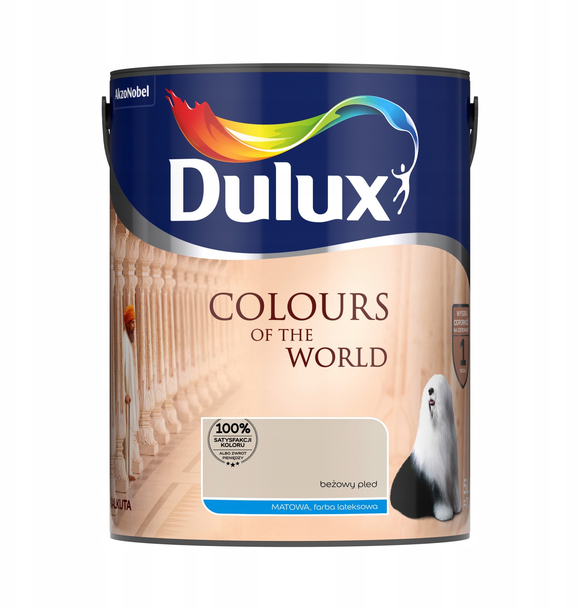 Фото - Фарба / емаль Dulux Farba  Kolory Świata beżowy pled 5l 