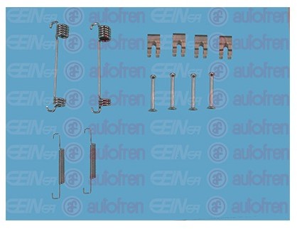 AUTOFREN Zestaw akcesoriów, szczęki hamulcowe hamulca postojowego AUTOFREN D3915A
