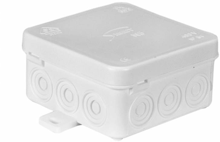 Kontakt Puszka-naścienna-dławnicowana-N5w-74x74x39mm-Seria-Fastbox-IP-54-kolor-śnieżno-biały 83005006