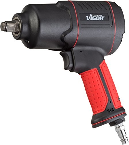Vigor V4800 wkrętarka udarowa czworokątna, podwójny mechanizm udarowy o wysokiej wydajności, 12,5 mm, 1/2 cala, 1 sztuka V4800