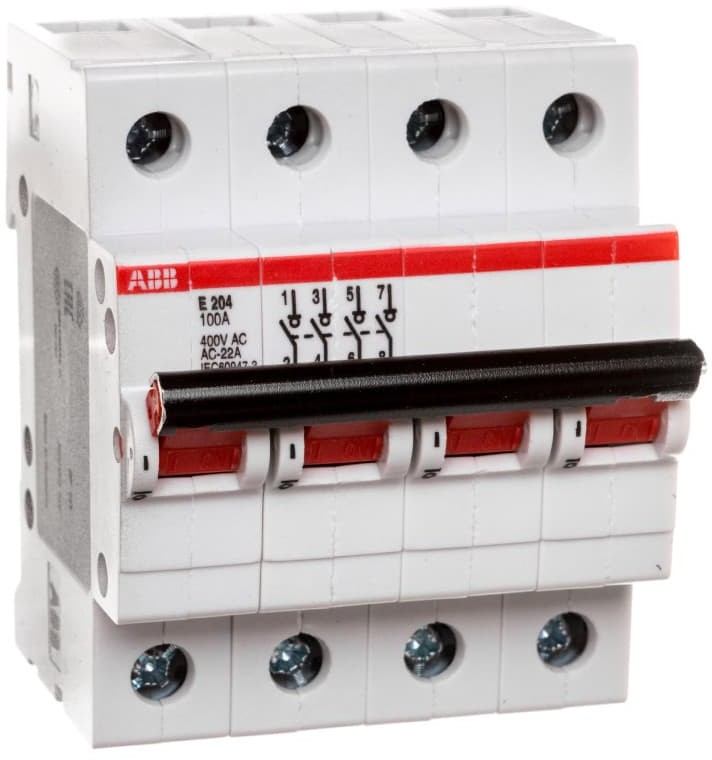 ABB Rozłącznik modułowy 100A 4P E204/100A 2CDE284001R0100