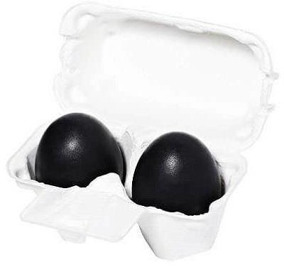 Holika Holika Charcoal Egg Soap mydełko do twarzy 2x50g