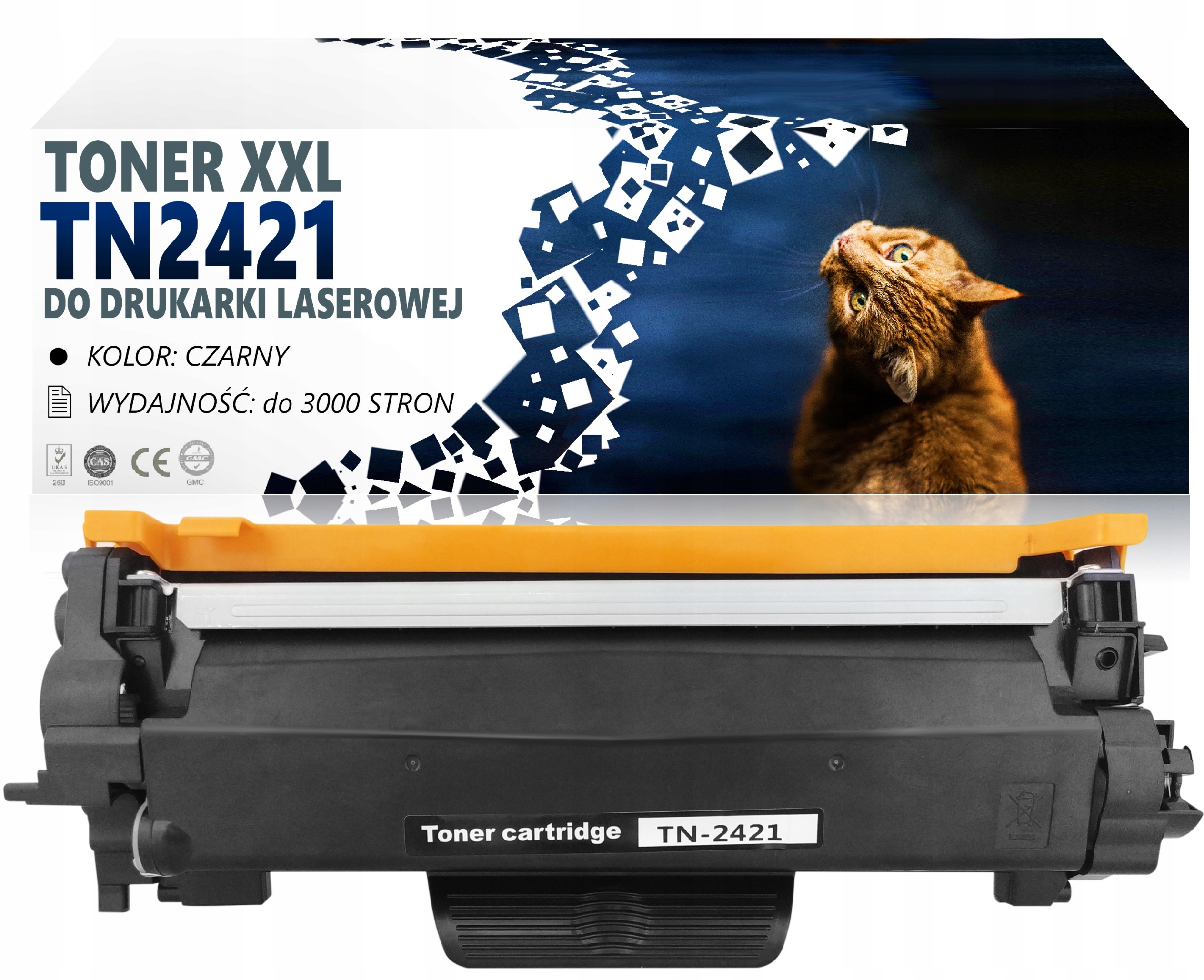 Toner do Brother TN2421 2411 HL-L2312D MFC-L2512D