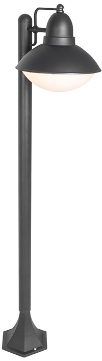QAZQA Nowoczesny słupek zewnętrzny czarny 100 cm IP44 - Marcel