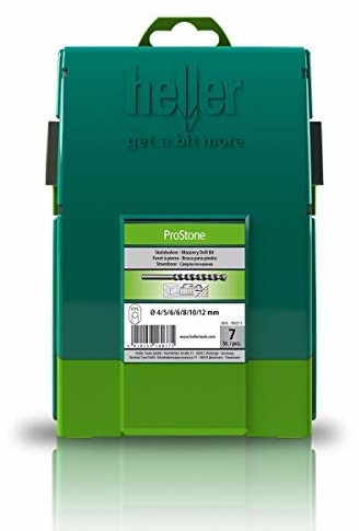 Heller mann Tools prostone wiertło do kamienia zestaw 7-częściowy, 3015  18037 180375