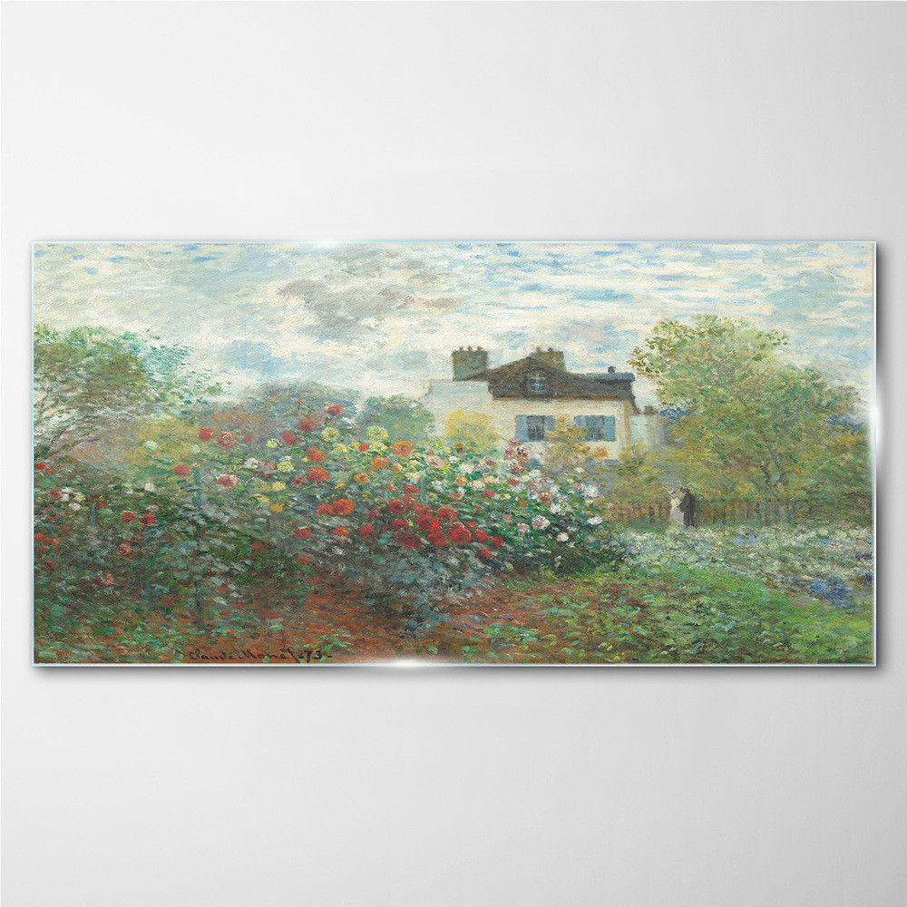 PL Coloray Obraz na Szkle Ogród Natura Monet 100x50cm