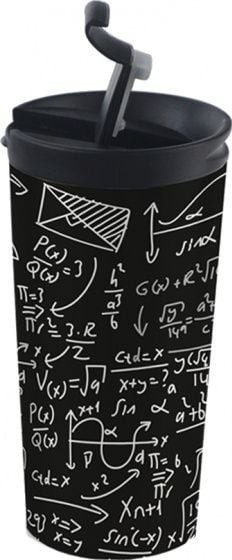 I-Drink I-Drink kubek termiczny Mathematic o pojemności 350 ml wykonany z czarnej stali nierdzewnej twm_938089